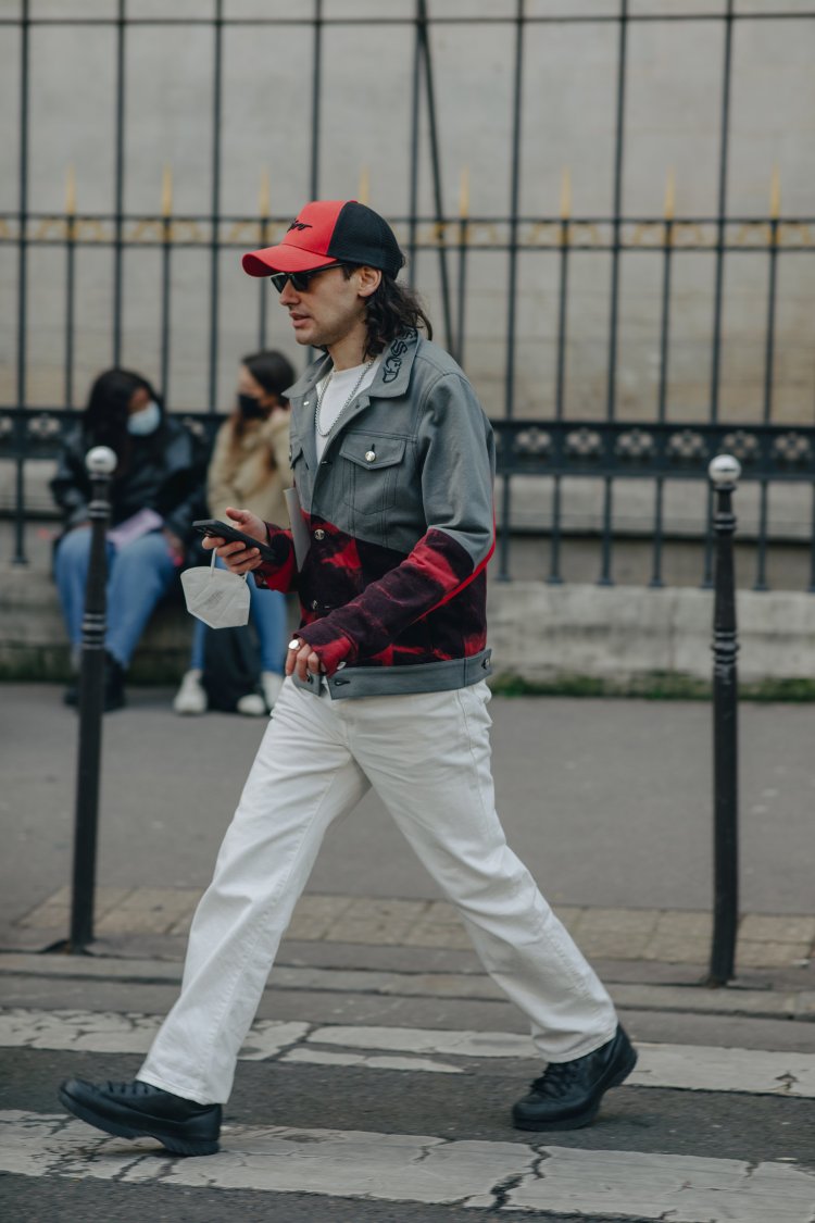 Paris Menswear Street Style AW22