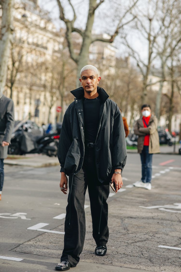 Paris Menswear Street Style AW22