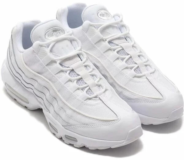 nike air max 95 all white mens