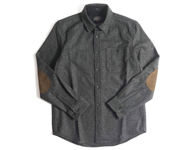PENDLETON Classic Trail Shirt with Ultra Suede Elbow Patch