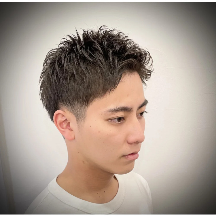 Down perm Recommended men's hair (2)