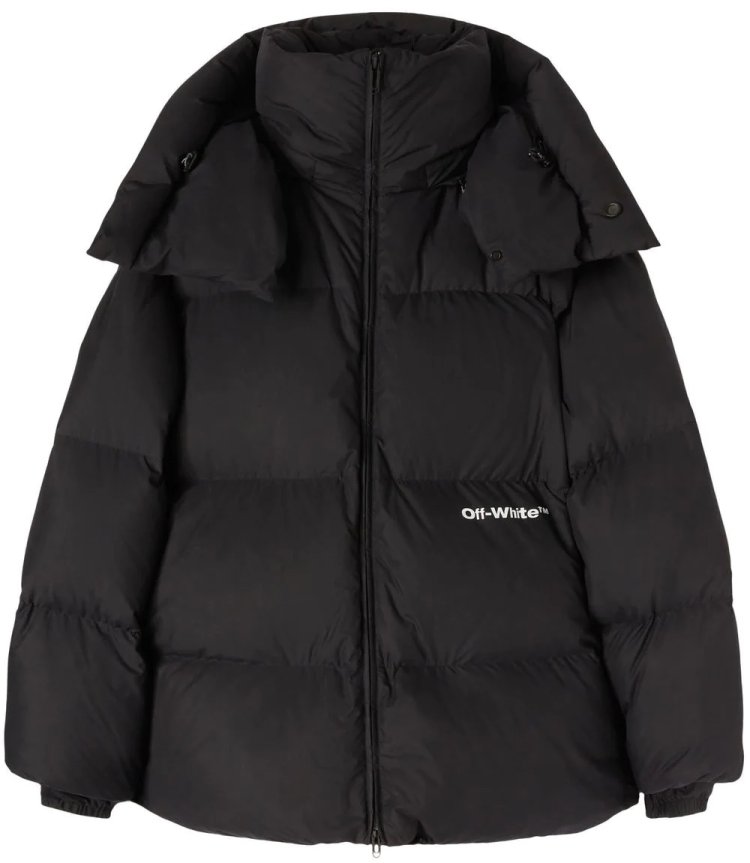 Down jackets street brand ① "OFF-WHITE