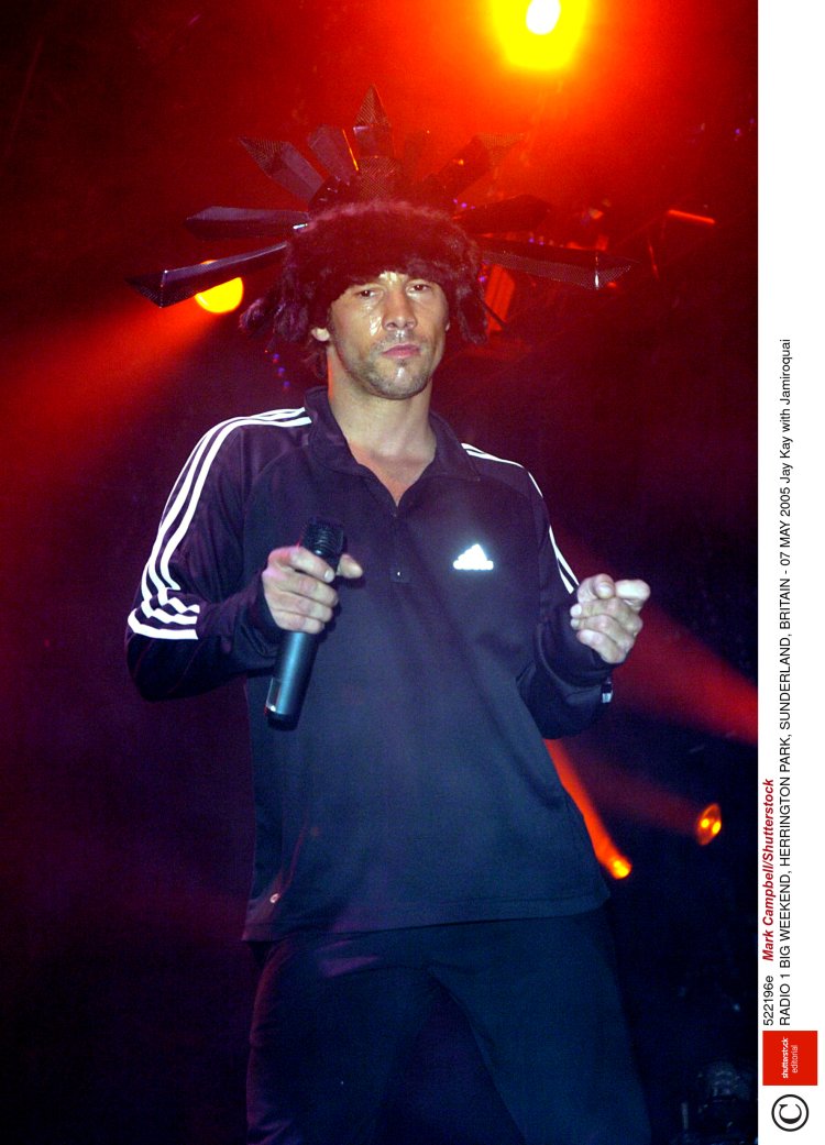 Jay Kay with Jamiroquai