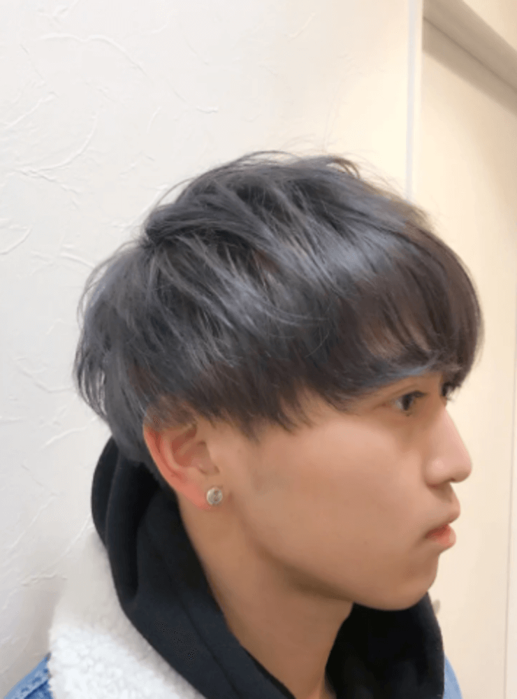 Silver hair recommended men's hair (7)