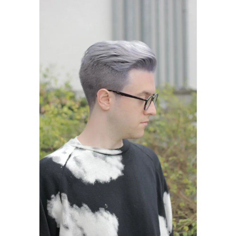 Silver hair recommended men's hair (5)