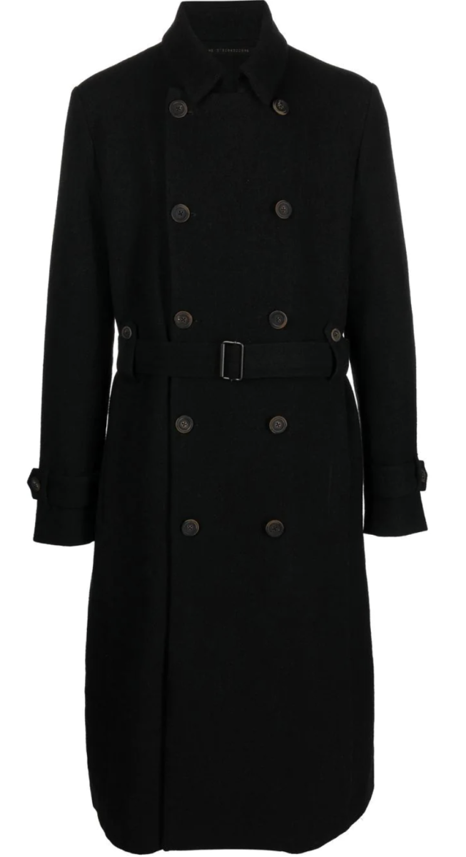 forme d'expression wool trench coat