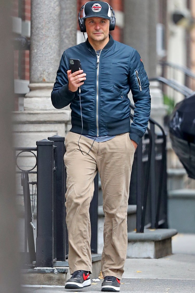 EXCLUSIVE: Bradley Cooper is Spotted out on a Stroll in New York City