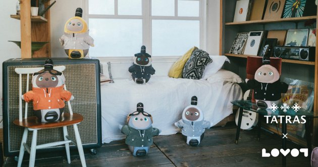 タトラスが次世代の家族型ロボット「LOVOT」とコラボ！専用のアパレルアイテム２型を発売