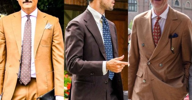茶色スーツに合うネクタイの色は？この5大カラーをおさえればもう迷わない！