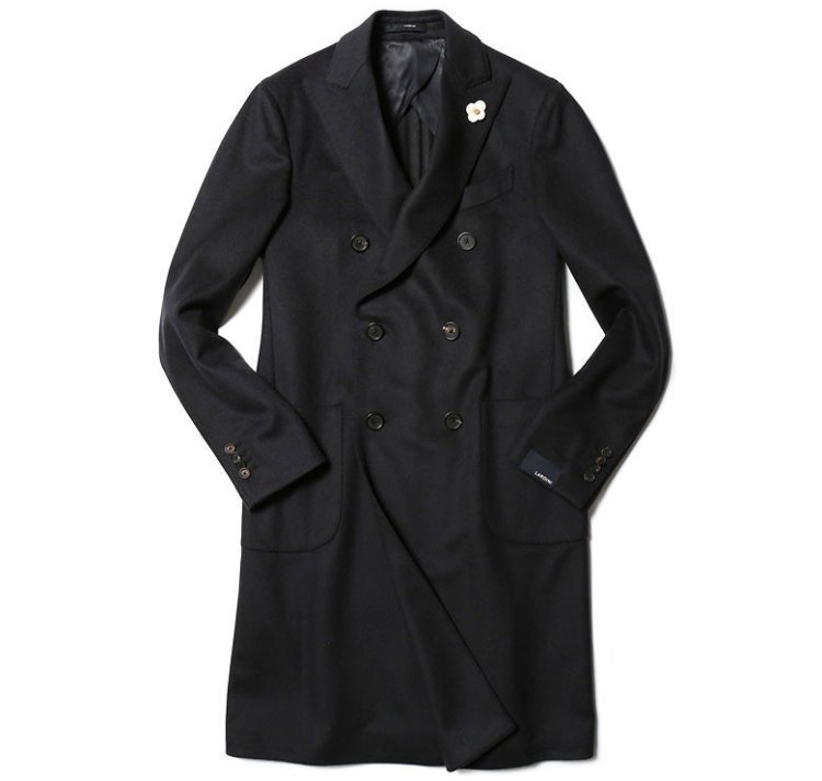 Chester Coat Men's Recommended " LARDINI Cashmere Double Chester Coat