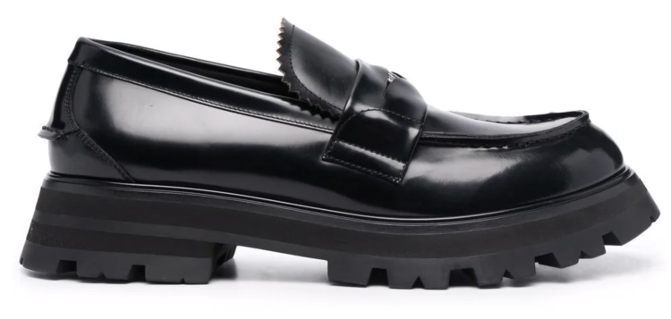 Alexander McQueen thick-soled loafers