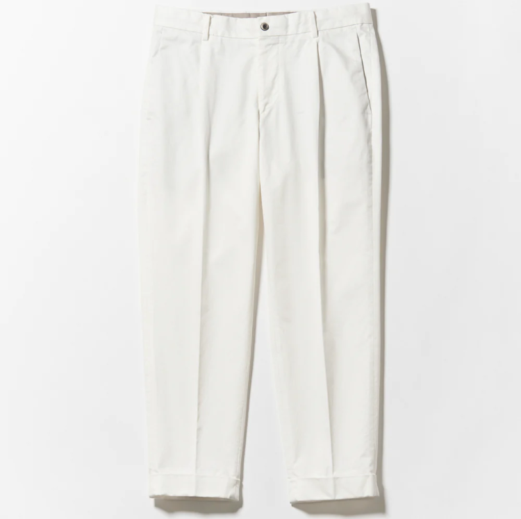 Here are recommended white pants to match with dress style! " GENTLEMAN PROJECTS JOHANNES