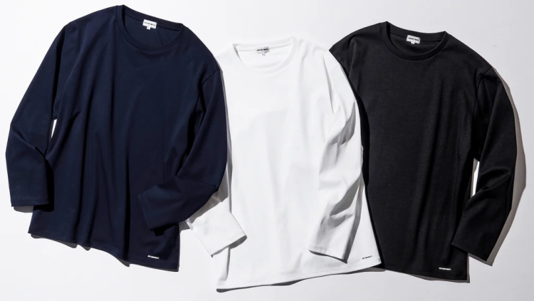 GENTLEMAN PROJECTS LEO Ⅲ"LONG SLEEVE" navy long sleeve tee that is a must-have in your closet.