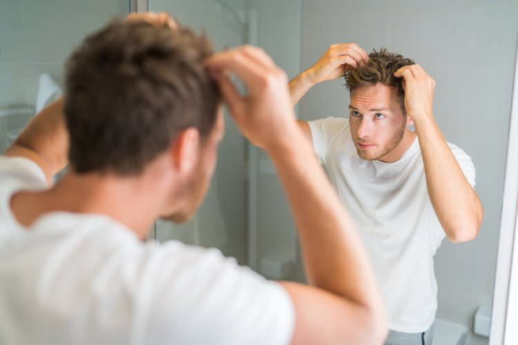 How can men change their hair texture?