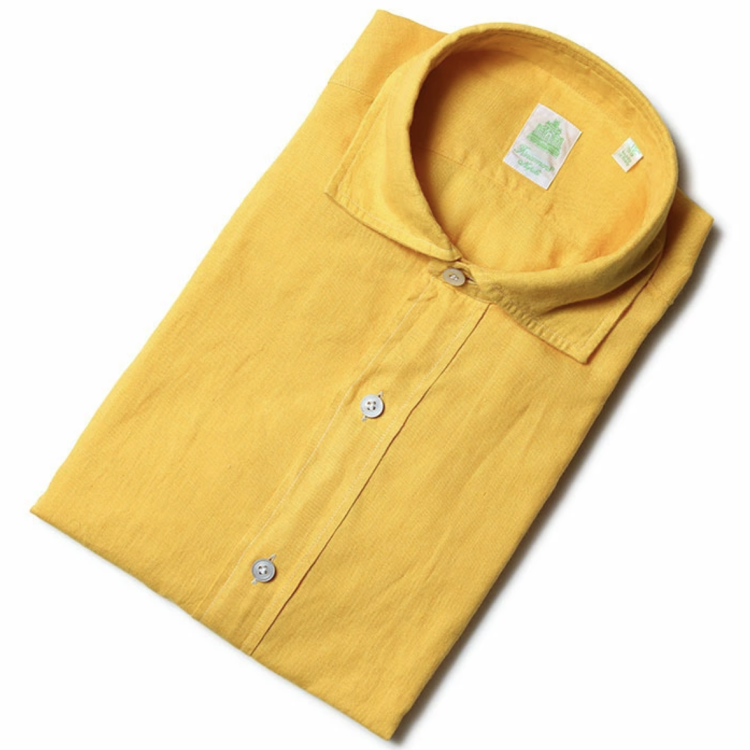 Finamore(フィナモレ) 黄色シャツ