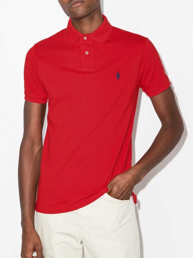 ポロ ラルフローレンの赤ポロシャツ