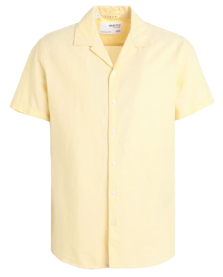 SELECTED HOMME(セレクテッドオム) 黄色シャツ