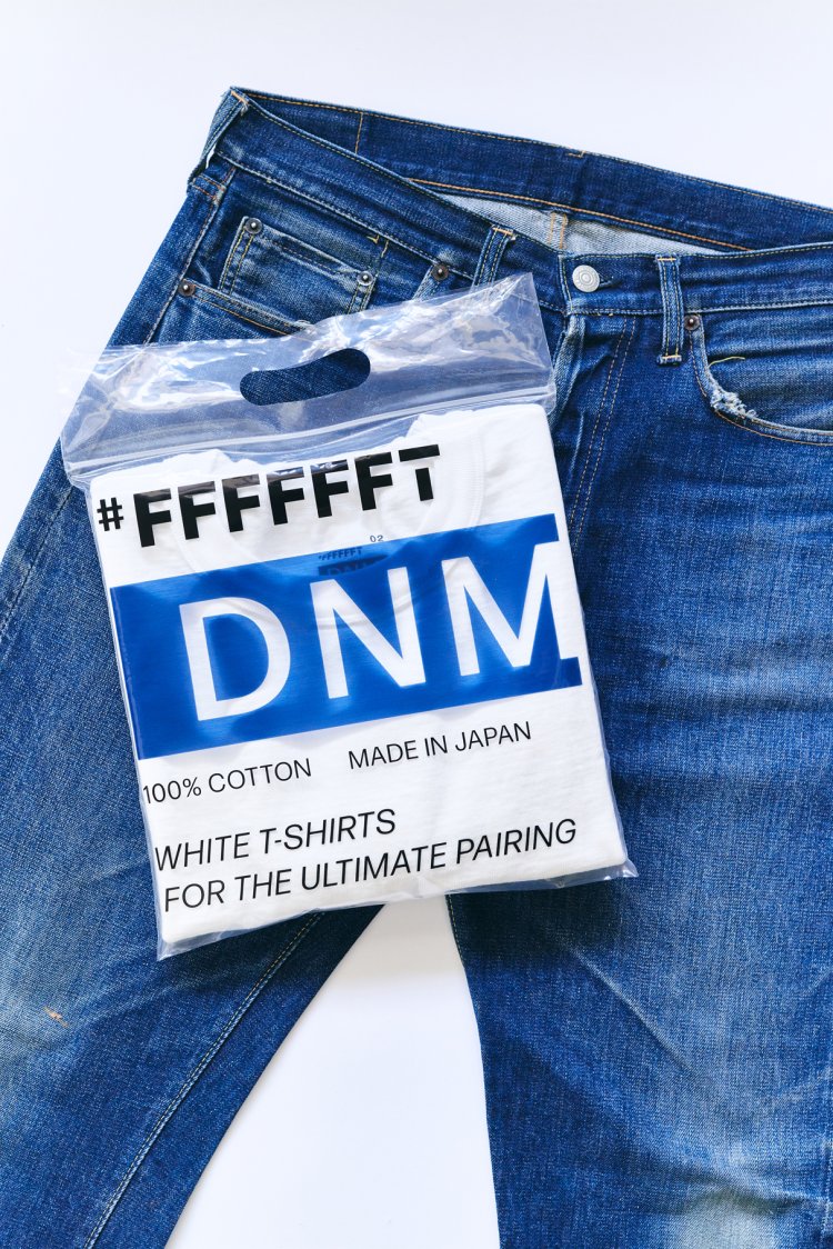 白無地Tシャツ専門店#FFFFFFTが「デニムのための白Tシャツ」を発売！