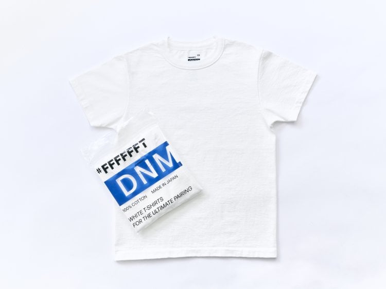 白無地Tシャツ専門店#FFFFFFTが「デニムのための白Tシャツ」を発売！