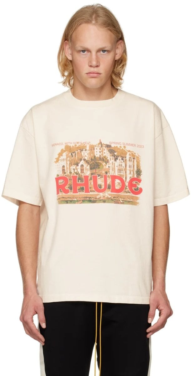 今夏の主役白T③「RHUDE(ルード) オフホワイト City Tシャツ」