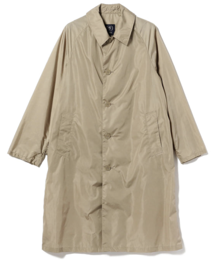 BEAMS Beige Outerwear/Stainless Coat