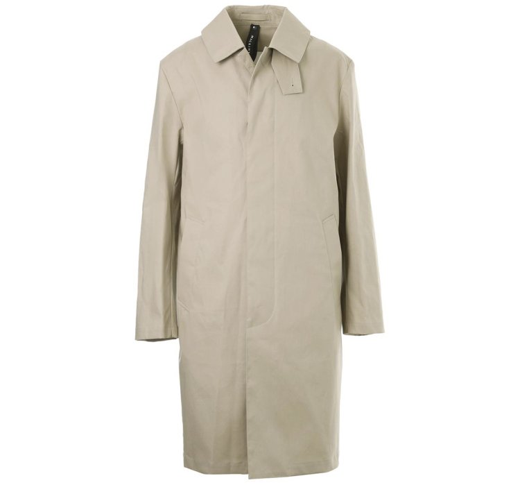 2) Mackintosh Beige Outerwear / Stencil Collar Coat
