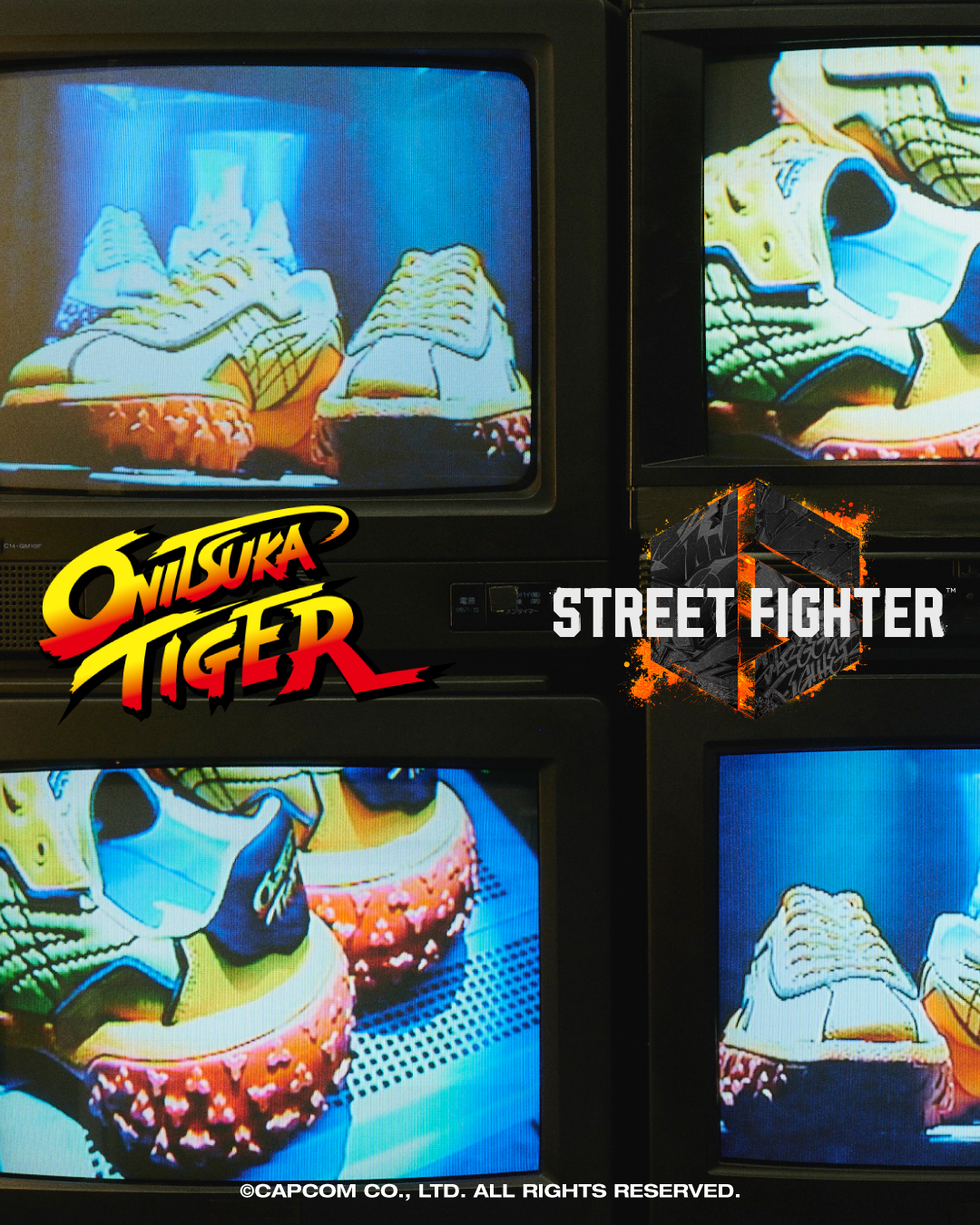 Street Fighter 6' x Onitsuka Tiger ENDACTUS Sneakers
