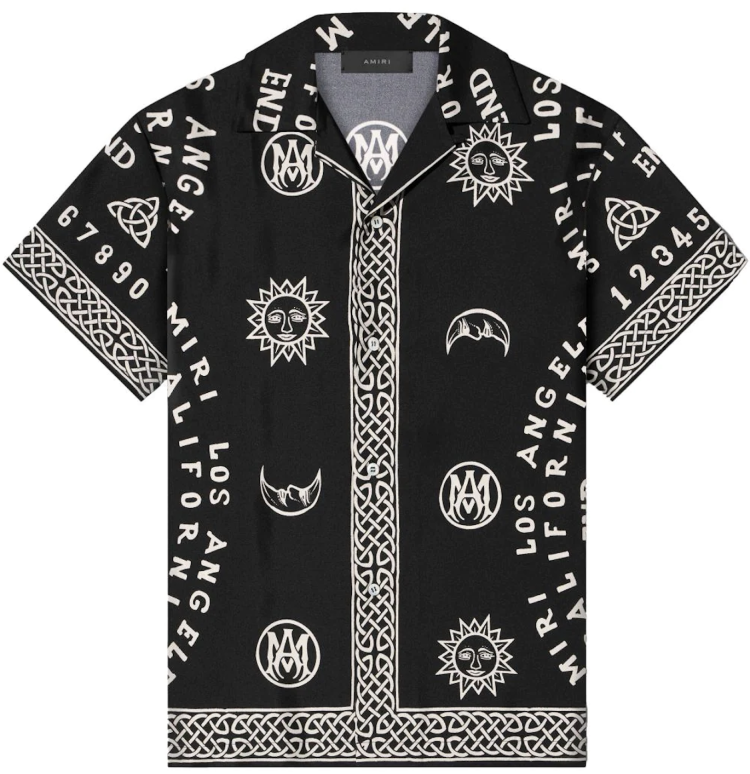 AMIRI Ouija Board ボーリングシャツ