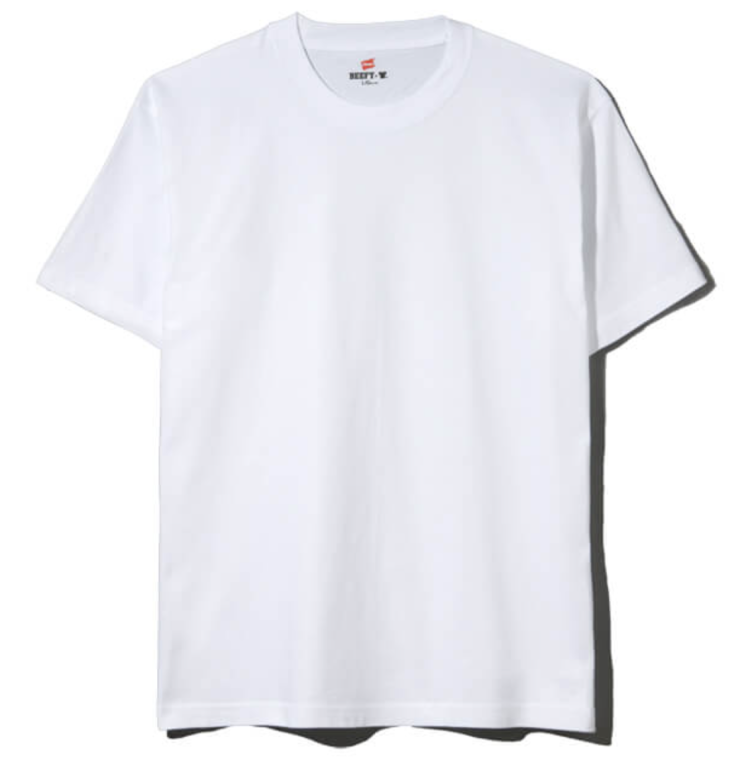 Hanes Recommended White T-shirts
