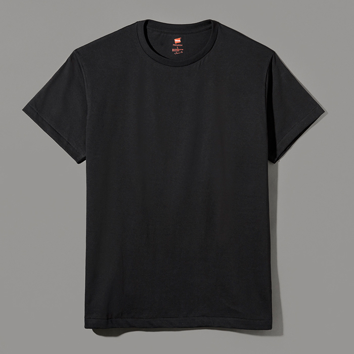 おすすめ黒Tシャツ④「Hanes(ヘインズ) PREMIUM JAPAN FIT」