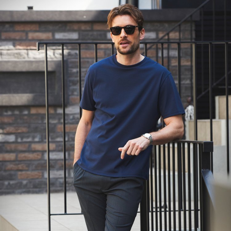 Recommended navy T-shirts (5) "GENTLEMAN PROJECT LEO Ⅲ