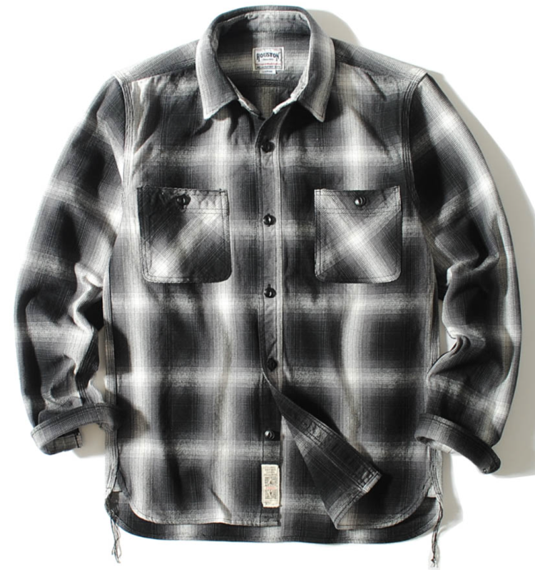 HOUSTON Recommended checkered shirt " ombre checkered shirt