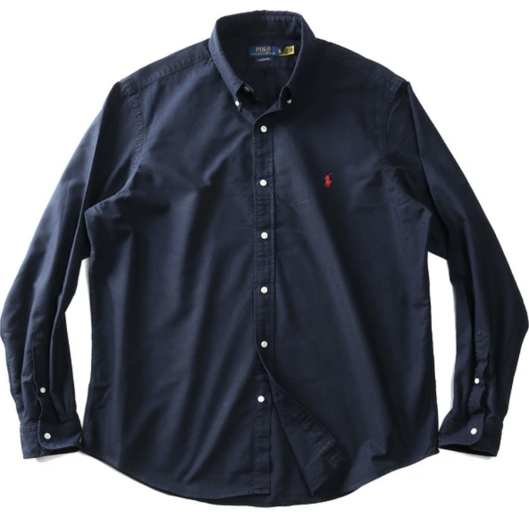 Polo Ralph Lauren recommended navy shirt " Oxford Button Down Shirt