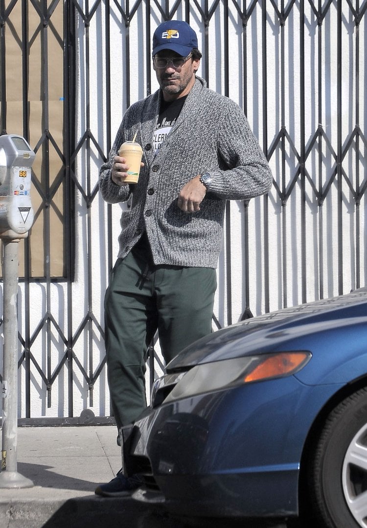 Exclusive... Jon Hamm Out For Lunch In Los Feliz