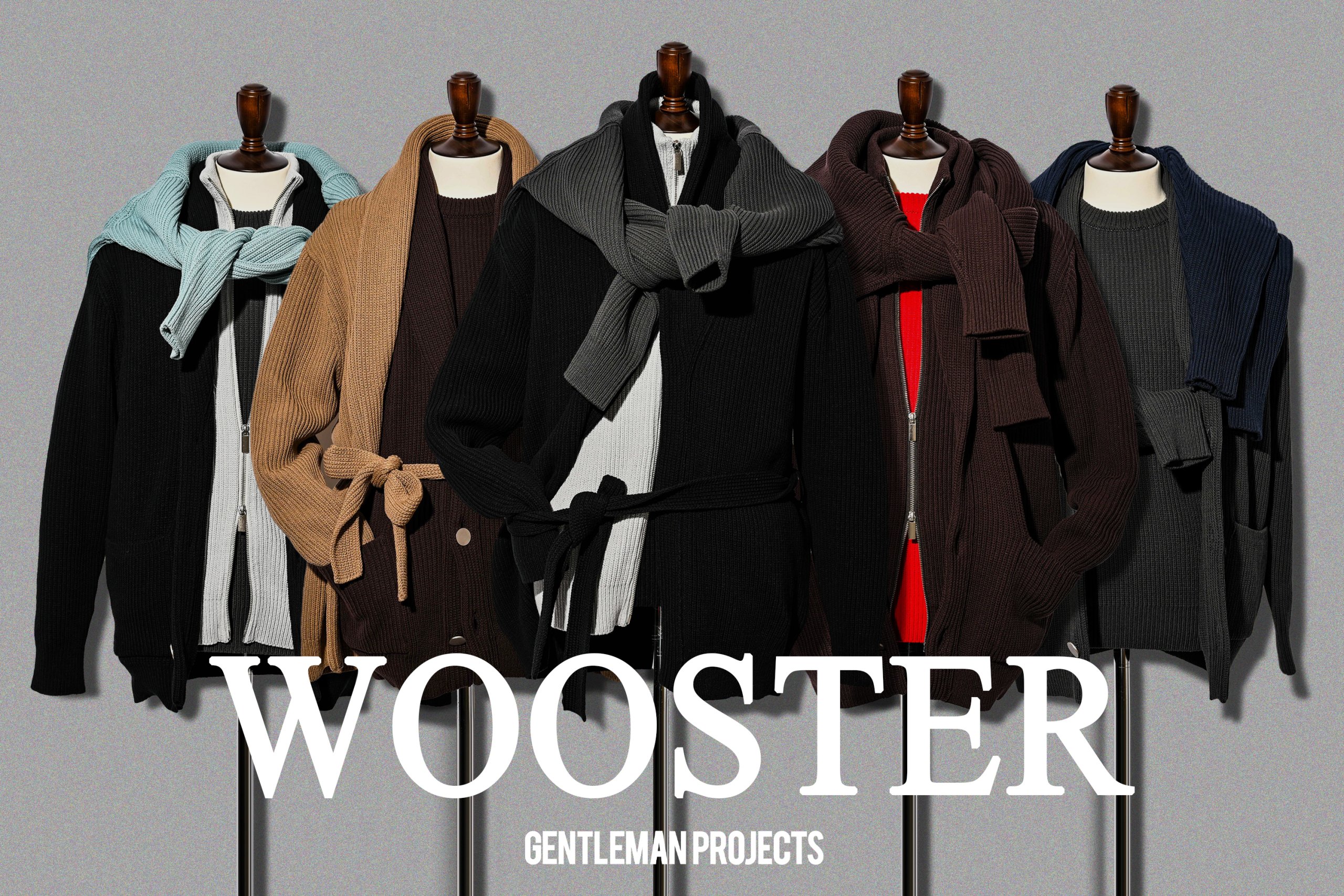 The " WOOSTER " series is the real deal in oversized knitwear!