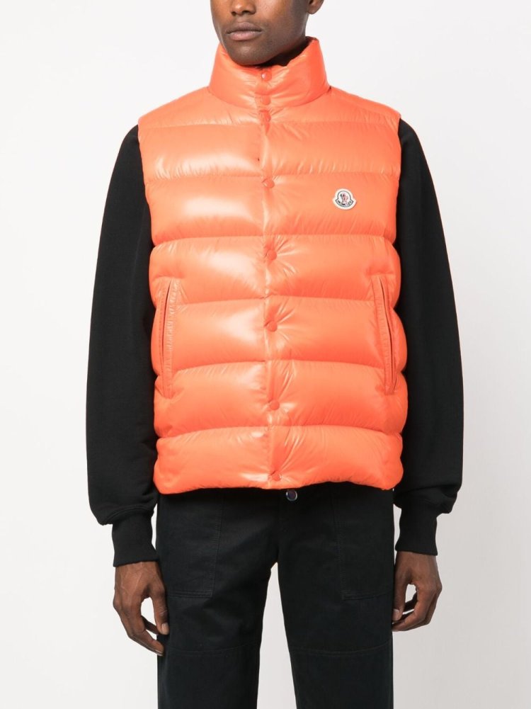 2) MONCLER recommended orange down vest " TIBB vest