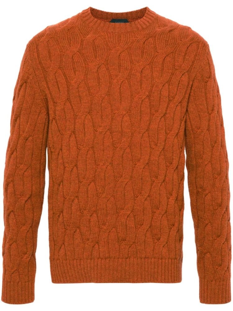 Recommended cable knit " Zanone Sweater