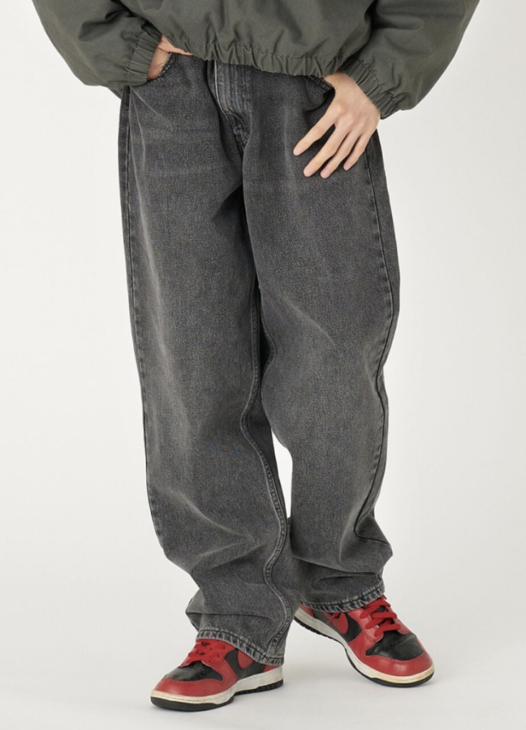 Levi's Recommended Wide Pants " SILVERTAB™ Loose Fit Black WORN IN
