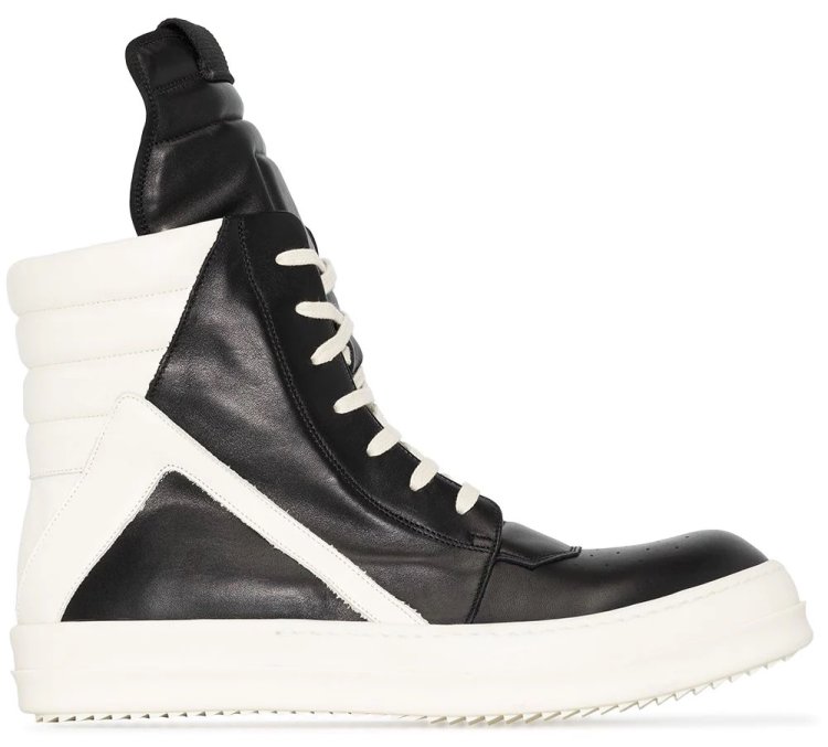 Recommended monotone items (4) Rick Owens "GEOBASKET high-cut sneakers