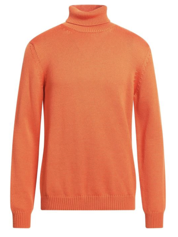 ROBERTO COLLINA recommended orange turtleneck knit " Turtleneck