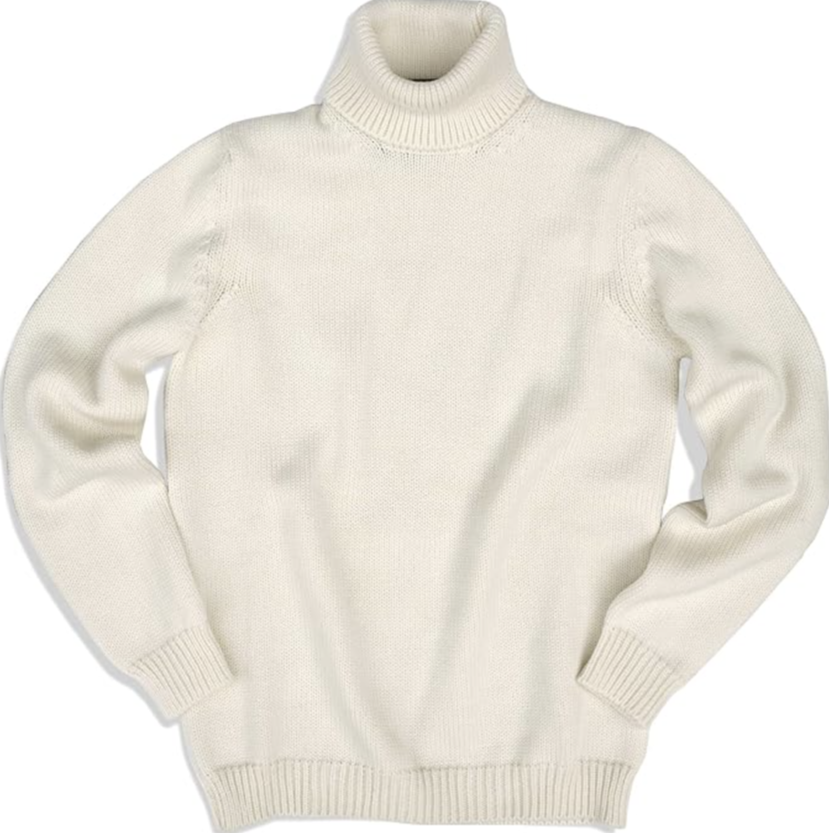 Roberto Collina recommended white turtleneck " 2003 middle gauge turtleneck knit