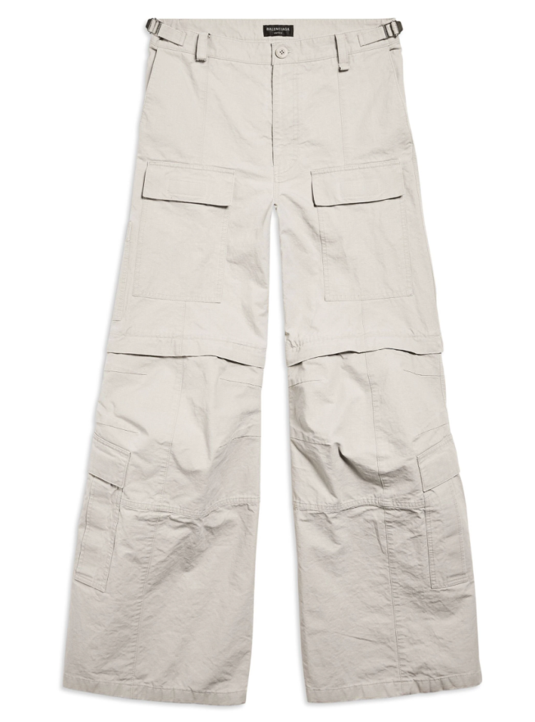 BALENCIAGA recommended wide cargo pants " LARGE CARGO PANTS