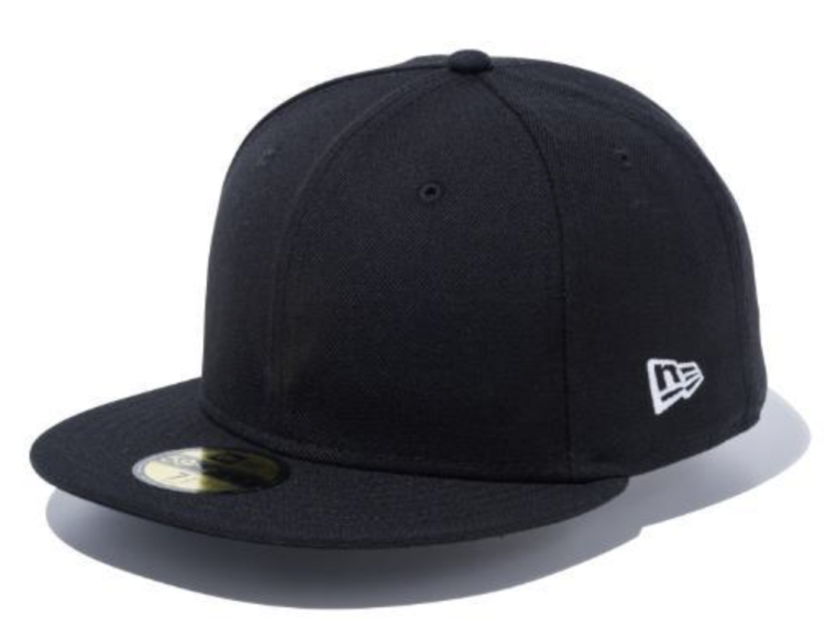 NEW ERA recommended black cap " 59FIFTY Basic Plain Black