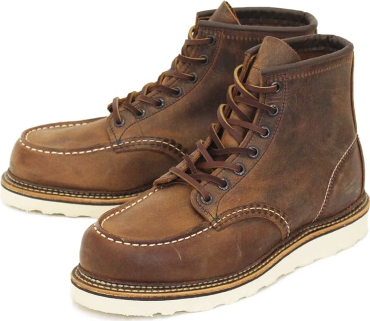 RED WING recommended brown boots " 6" CLASSIC MOC