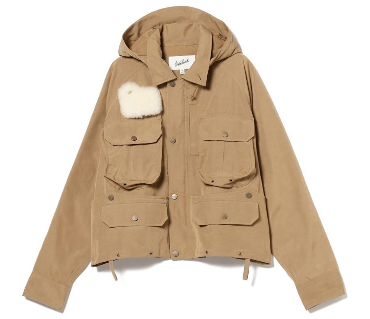 WOOLRICH Polyester Cotton Fishing Jacket