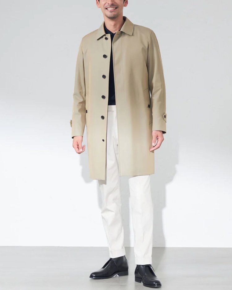 100-year coat "Standard" development model III: Balmacaan coat