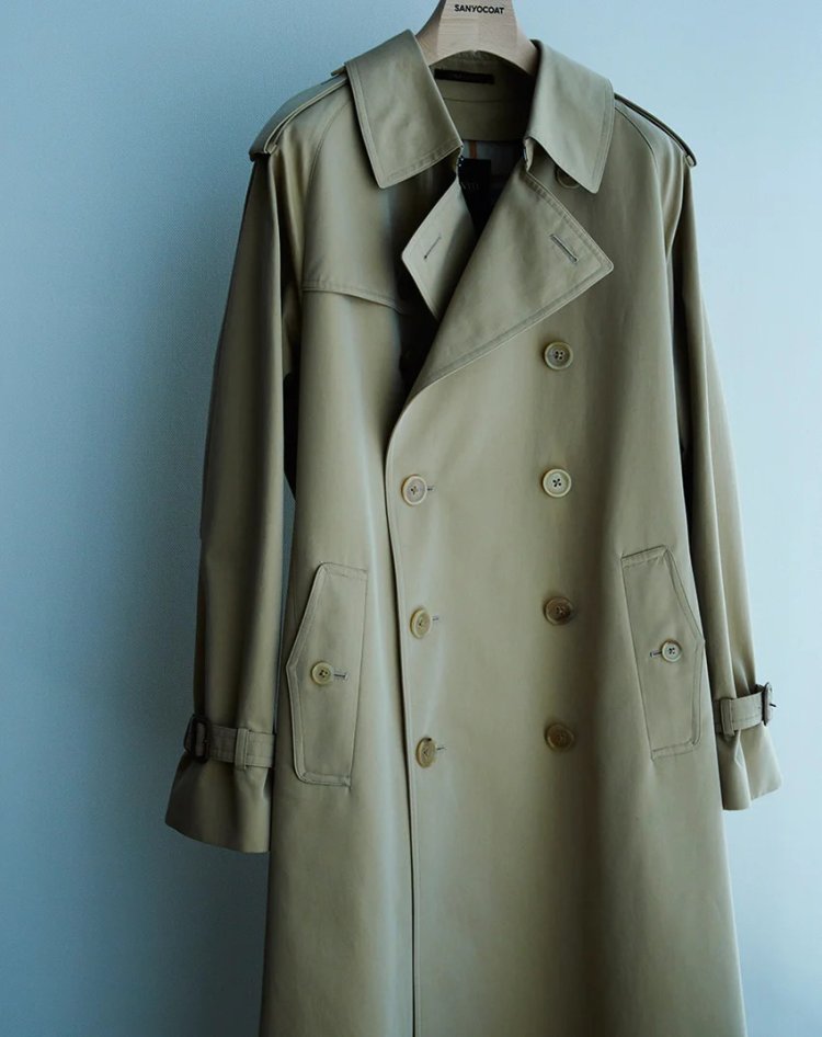 100 Years Coat Development Line (2) "Classic" for those who seek "the trench coat" design.