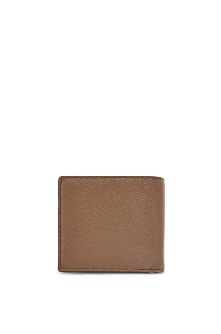 LOEWE bi-fold coin wallet in soft grain calf leather.