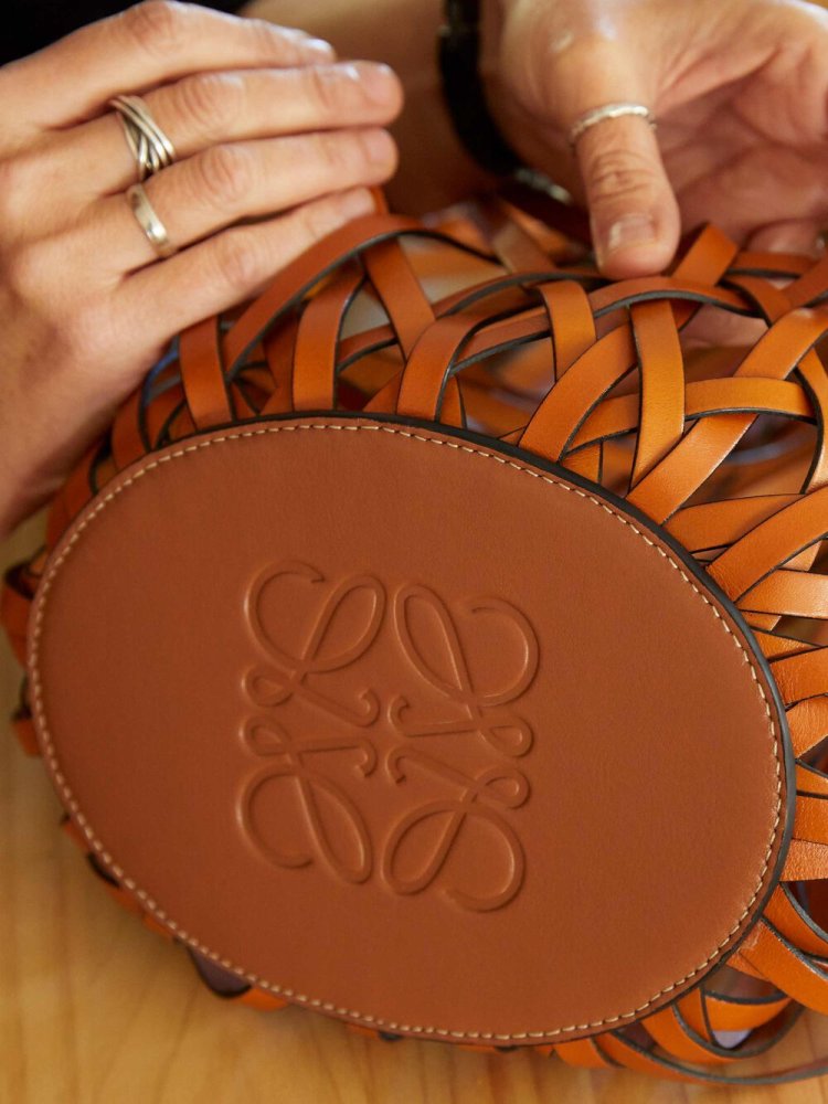 Loewe artisans have the expertise and skills necessary to create complex leather goods