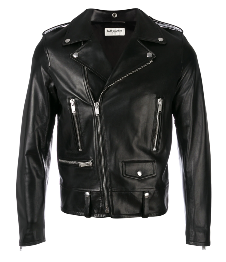 SAINT LAURENT recommended leather jacket " Classic Motorcycle Jacket